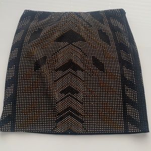 Romeo & Juliet Couture Studded Mini Skirt